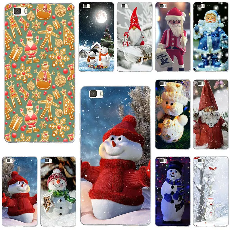 

Santa Claus Christmas Trees New Year Cases for Huawei P8 P9 P10 P20 P30 Mate 10 Lite 2017 Pro Honor 7 7A 7X 9 10 Bags