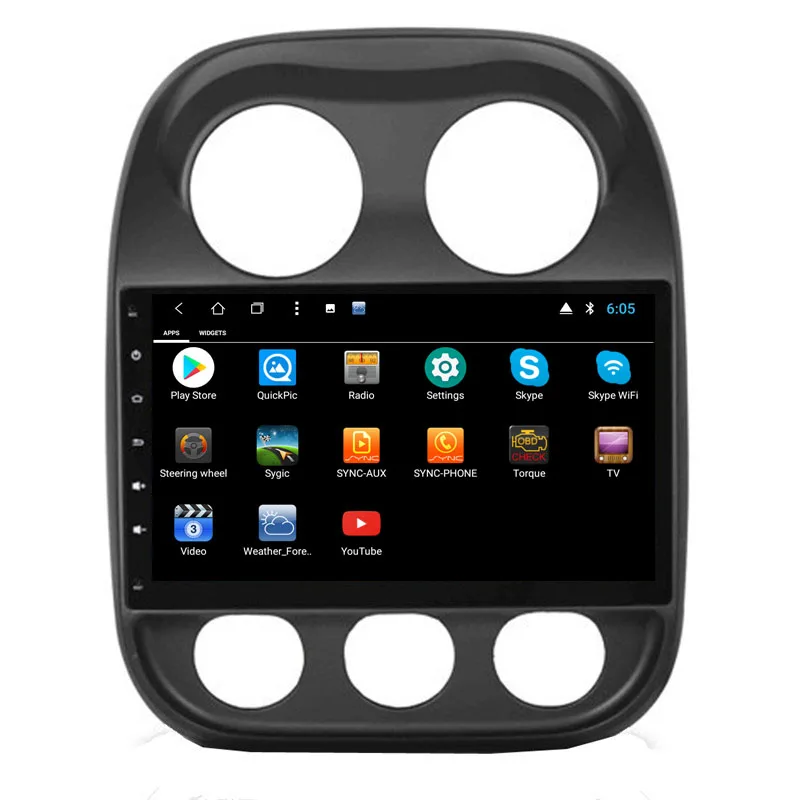 Top NaviTopia 10.2inch Octa Core 8 core RAM 2G ROM 32G Android 8.1 Car Radio player 2016- for Jeep Compass 14