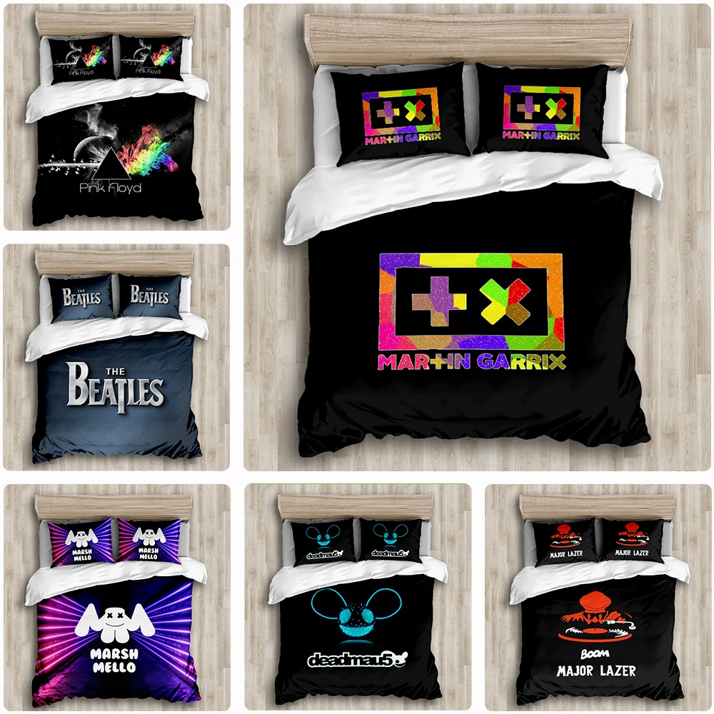 

2020 Simple style Audio Music Festival Bedding Set Printed Duvet Cover Set Bed Set Bed Linens Twin Full Queen King
