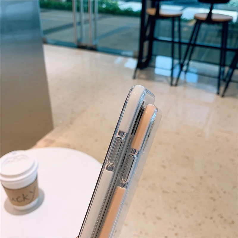 Прочный противоударный чехол s для iphone 7 plus чехол для телефона iphone xr 8 6 7 6s plus xs max x уплотненный бампер Прозрачный чехол для 7 8plus