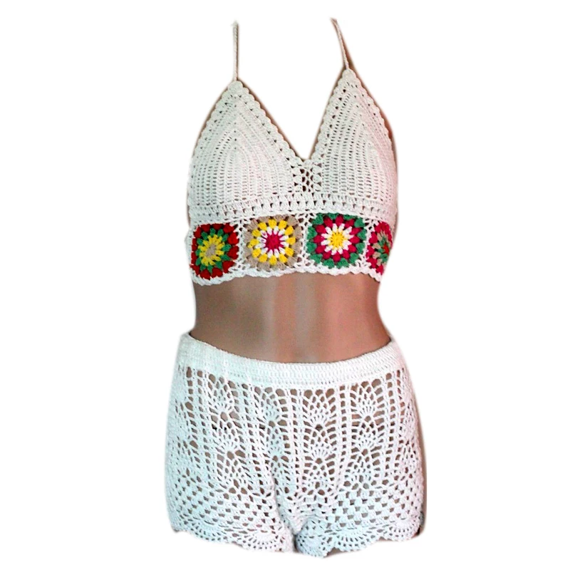 Женские летние сексуальные вязаные трикотажные укороченные топы с глубоким v-образным вырезом, бюстгальтер без косточек
