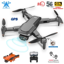 ANTINIYA GPS Drone 6K Dual HD Camera Profesional Photography Brushless Motor Obstacle Avoidance RC Quadcopter FPV Helicopter