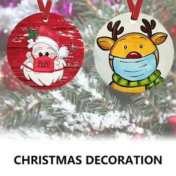 

2020 Creative Christmas Tree Wall Hanging Ornaments Xmas Gifts Crafts Window Door Kitchen Home Decoration Pendant
