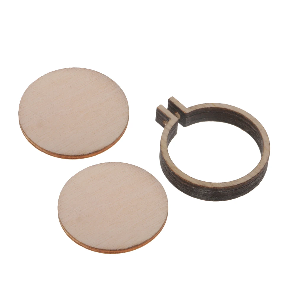 Small Ring Embroidery Hoops Mini Wooden Cross Stitch Hoop Mini Round Wood Hoops for Frame Craft and Hanging Small Ring Embroidery Hoops Mini Wooden Cross Stitch Hoop Mini Round Wood Hoops for Frame Craft and Hanging