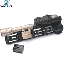 WADSN страйкбол RM45 смещение рельс крепление для Surefir M300 M600 M600C M600B охотничий оружейный светильник Softair Handguard крышка аксессуар