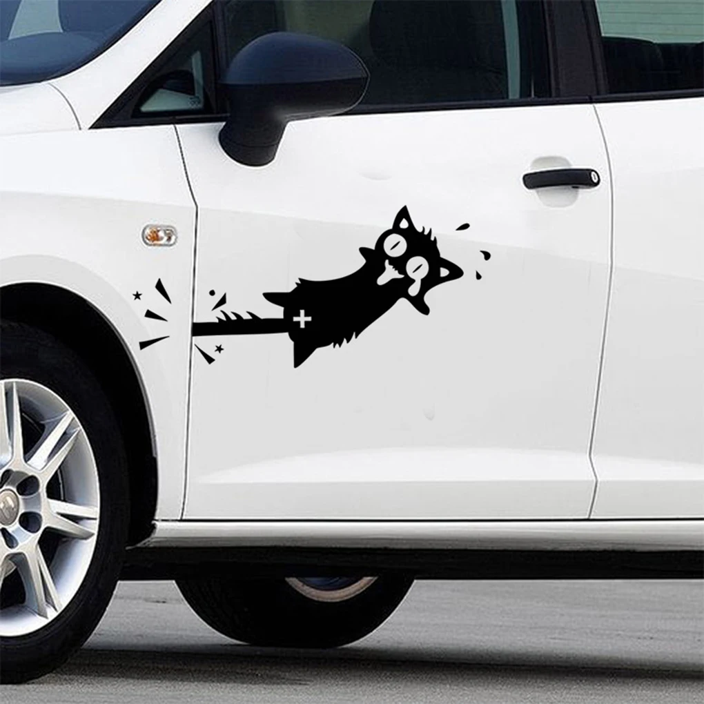 2019 мультяшный Кот шаблон стикер на стену кухонный шкаф автомобиля наклейки двери