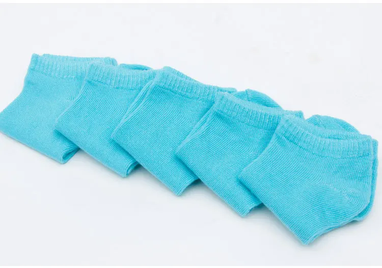 5-pair Pack Spring And Summer-Children No-show Socks 3-5 Korean-style Children Men And Women Kids Low Top Socks a Generation of