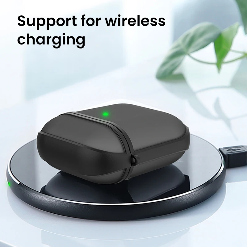 Earphone Case For Airpods 1 2 Matte Surface Protective Headphone Case For Airpods Bluetooth Wireless Earphones Shockproof Cover