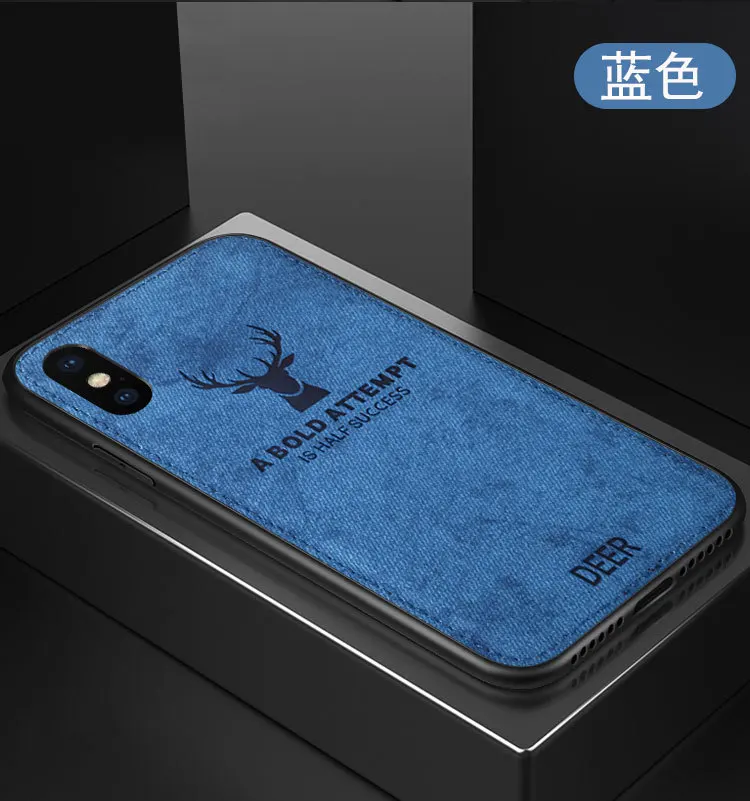Подходит для huawei Glory 20pro классный чехол для телефона Nova5i P30pro8a V20 льняная отделка голова оленя защитный чехол
