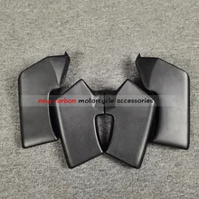 100%Carbon Fiber Motorcycle Winglet Aerodynamic Wing Kit Spoiler For DUCATI Streetfight V4