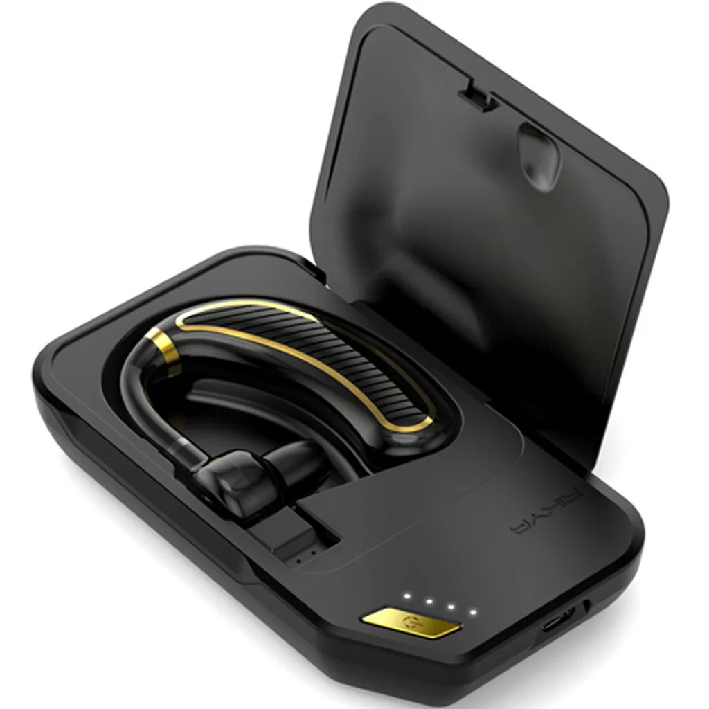 Bluetooth Headset with HD Mic Long Standby Business Style Wireless Designed For Sports Simple And Fashion F820