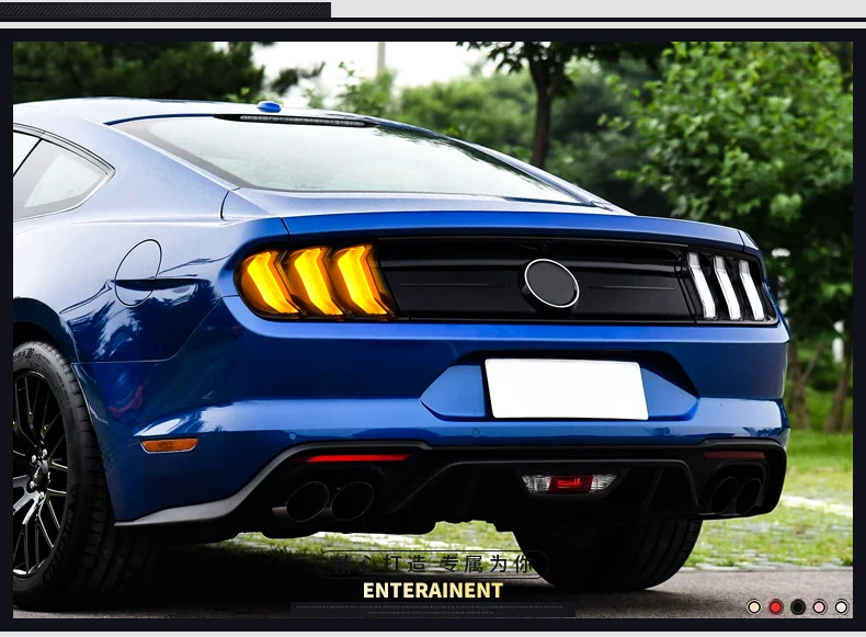 2 шт. для Ford Mustang задний светильник год с парковочным сигналом задний светильник