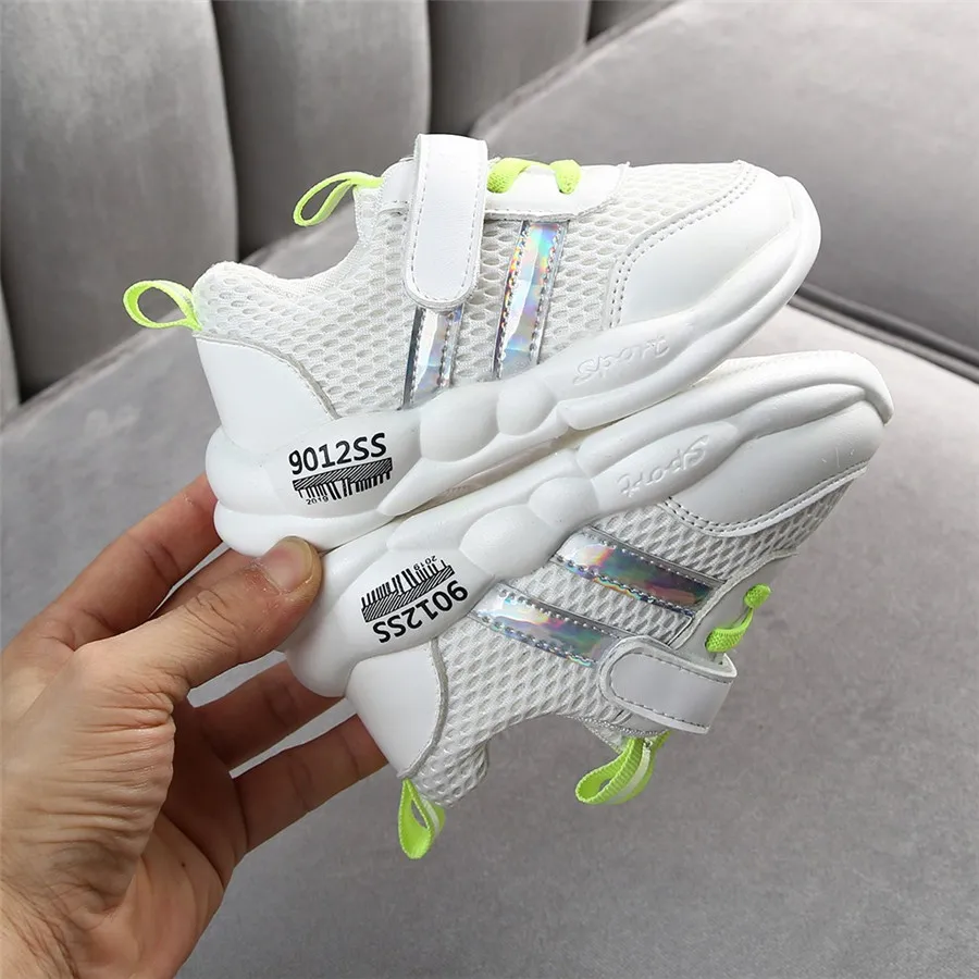 kids sneakers girls boys sports shoes non-slip football basket  shoes kids breathable krampon futbol orjinal #40J30 (1)