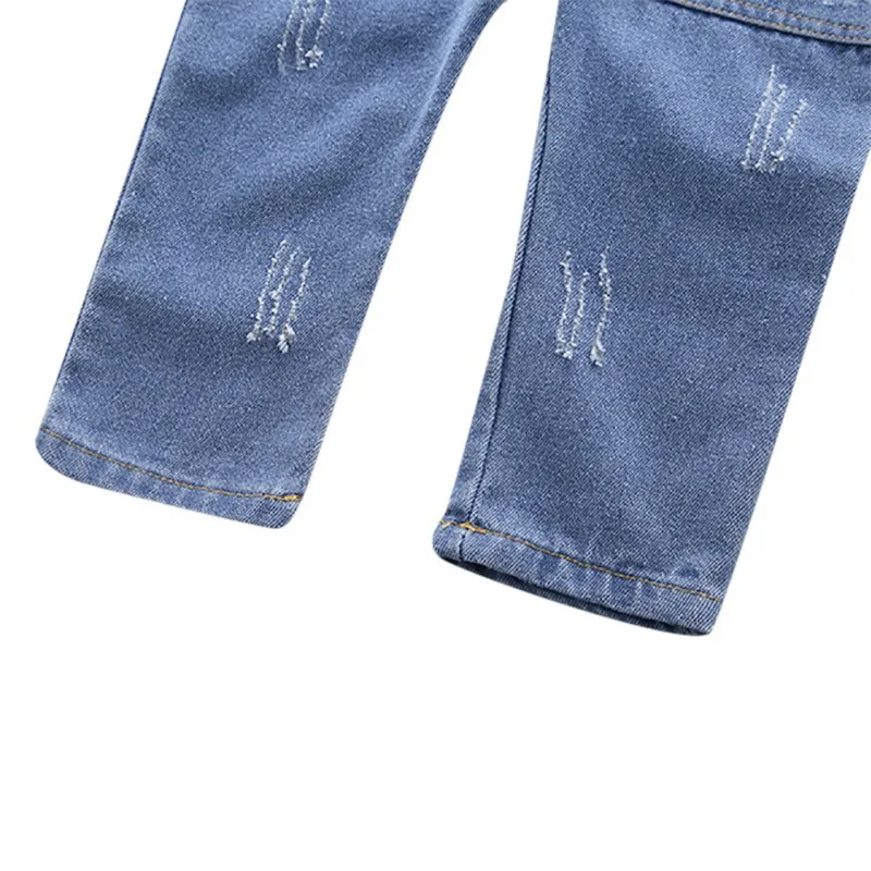 Осенние штаны на подтяжках для маленьких мальчиков; Детские хлопковые однотонные джинсовые штаны с рисунком; комбинезоны; брюки;#08