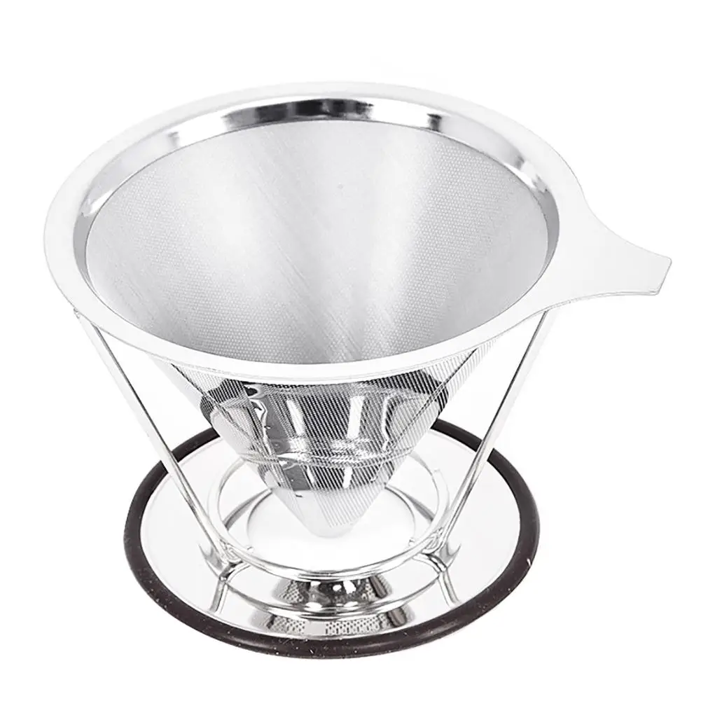 Многоразовая нержавеющая сталь фильтры для кофе воронка для кофе капельница сетчатый фильтр для вина фильтр соуса посуда для кофе кухонные инструменты