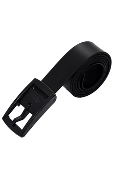

Unisex Stylish Candy Colours Silicone Plastic belt black