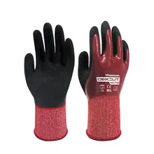 WG-718 Waterproof Cut-proof Working Safety Gloves Cut-Resistant Anti Abrasion Level 5 Kitchen Cutting Anti Cut Gloves(China)