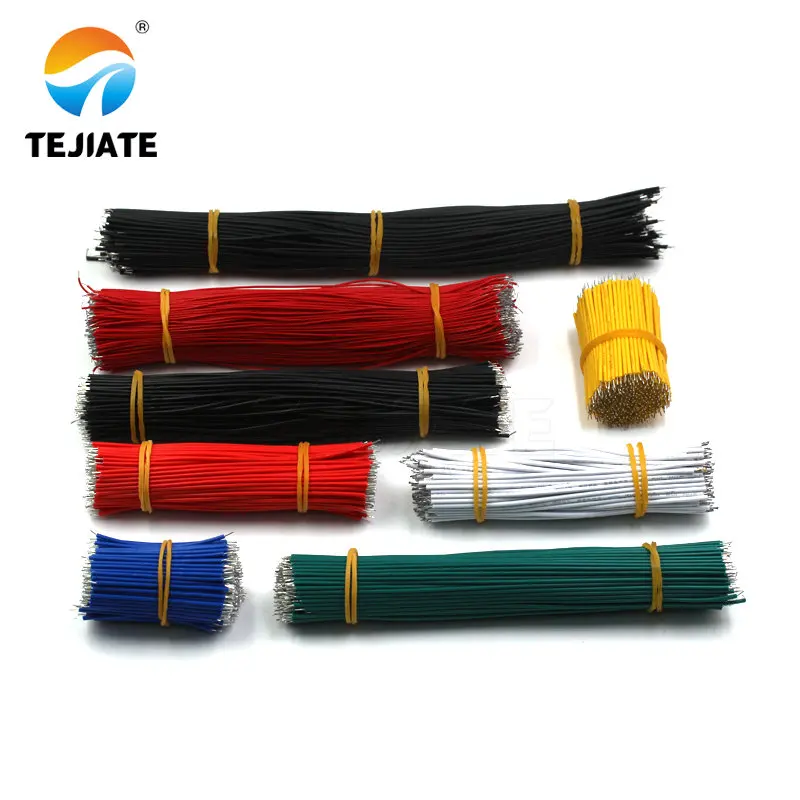 100PCS 5/0.8 24AWG 5/15CM Jumper wire Welding wire Conducting wire