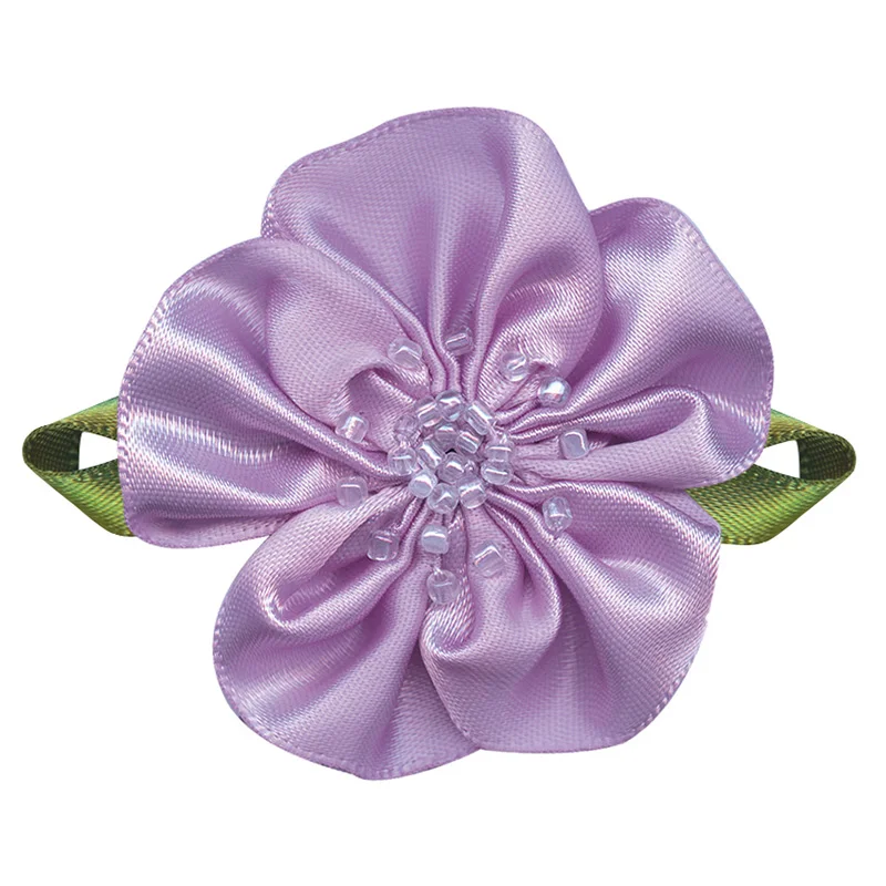 Satin Ribbon 430 YAMA листва цветок Диаметр 46mm±3mm лист 60mm±3mm 100 шт./пакет лента для женщин и девушек; платье для художественного оформления ногтей, ручная работа - Цвет: Satin Ribbon 430