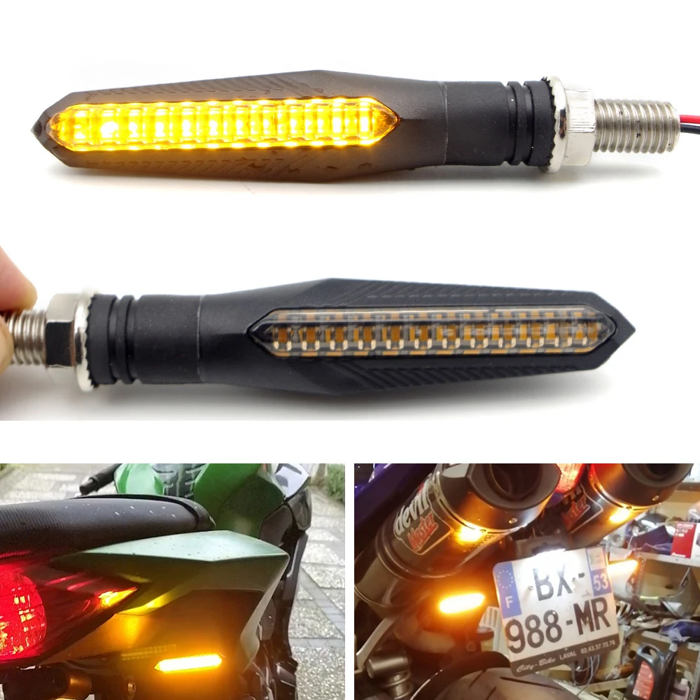 Светодиодный указатель поворота для мотоцикла honda shadow 750 xv 250 suzuki ltr 450 nc750x kawasaki zzr 600
