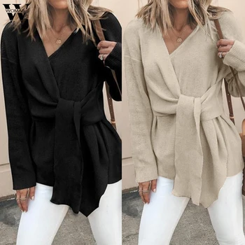 wrap sweater coat