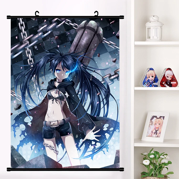 Аниме BLACK ROCK SHOOTER наклейки на стену панно настенные подвесные плакаты коллекция