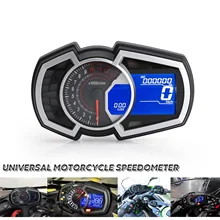 AOZBZ دراجة نارية LCD الملونة عرض متر عداد السرعة متعددة الوظائف دراجة نارية شاشة عرض أداة مع مقياس الطلب
