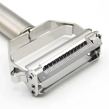 

High Quality Stainless Steel Potato Cucumber Carrot Grater Julienne Peeler Vegetables Fruit Peeler Double Planing Grater Tools
