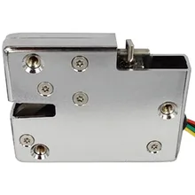 Электрический замок для шкафчика с дверным статусом и аварийным переопределением(MA1208LS
