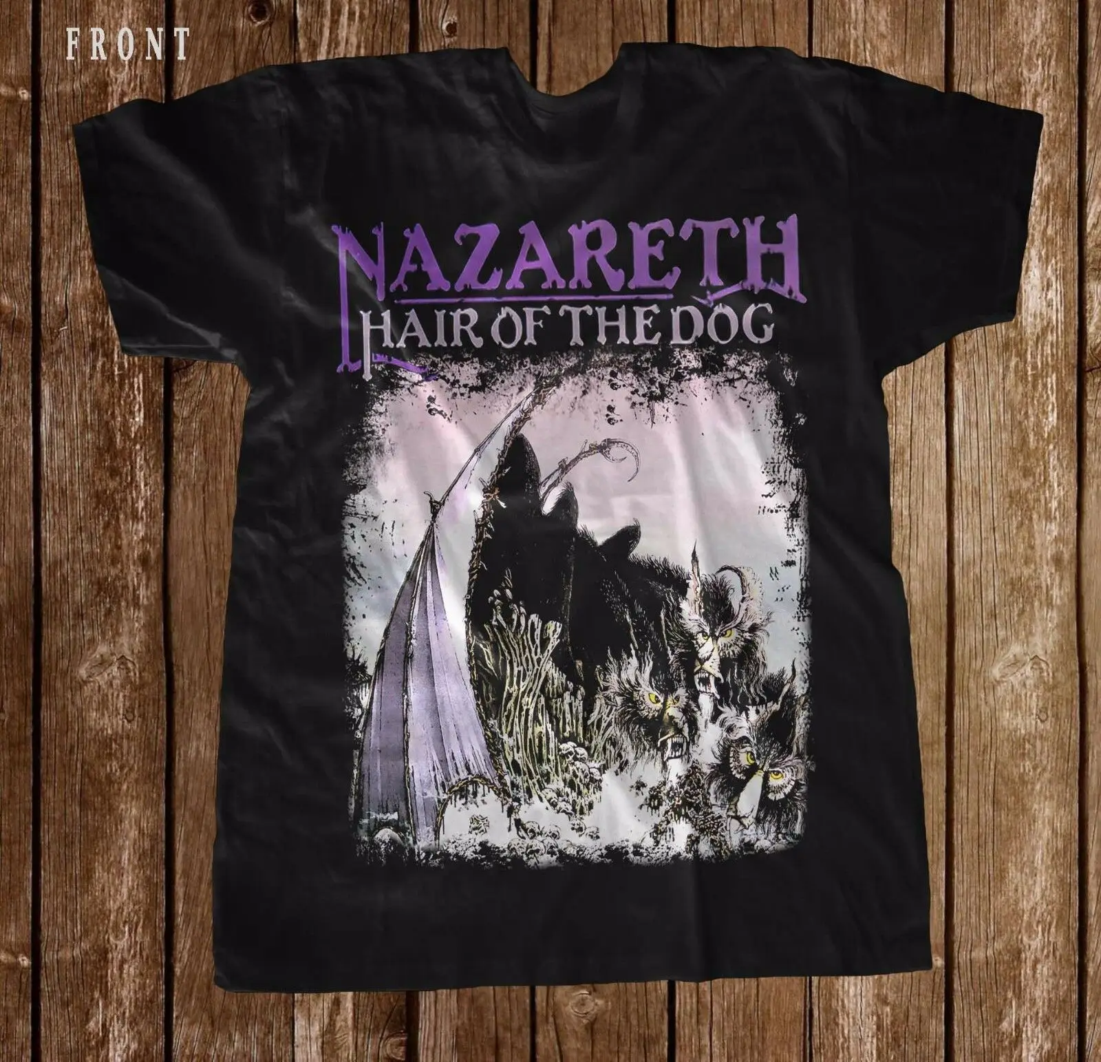 NAZARETH-Hair of the Dog-Hard rock-Deep Purple-Scorpions T-shirt-SIZES: S to 3XL 2018 Hot Sale Super Fashion | Мужская одежда