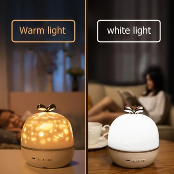 

Starry Romance Rotating Projection Lamp LED Night Light Projector Kids Gift