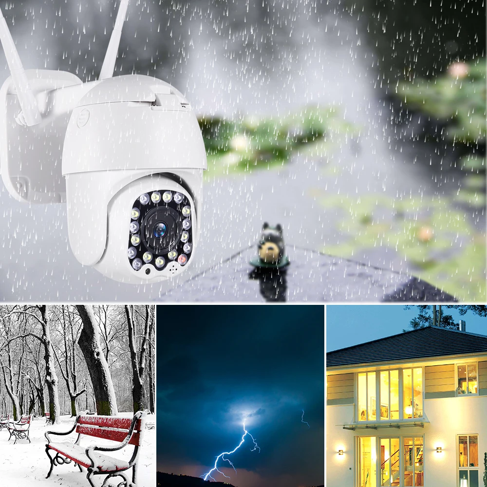 USAFEQLO IP камера 1080P PTZ открытый скоростной купол беспроводной wifi Pan Tilt безопасности