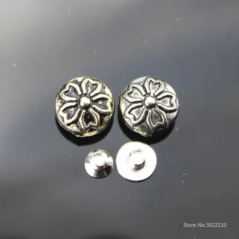 

10pcs Leather Tools and Leather sakura Decorative Button Cloth Button Analogue Pine Button Suture Button