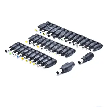 

4pcs 5.5x2.1 mm female to 6.0x4.4/6.3x3.0/5.5x2.5/3.5x1.35/4.0x1.7mm Male jack DC Power 36 in 1 Kit Repair Connector Adapter
