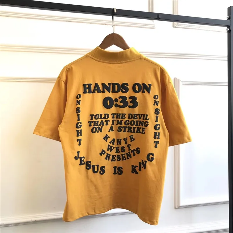 Новинка 2020 футболки с 3D принтом из пенопласта Kanye west CPFM for Jesus is king для женщин и