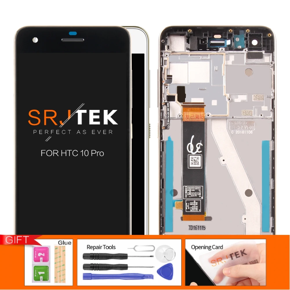 Дешево Оригинальный 5,5 1920x1080 ips ЖК дисплей для htc 10 Pro ЖК дисплей сенсорный экран D10W дигитайзер для Desire 10 Pro ЖК Запасные части