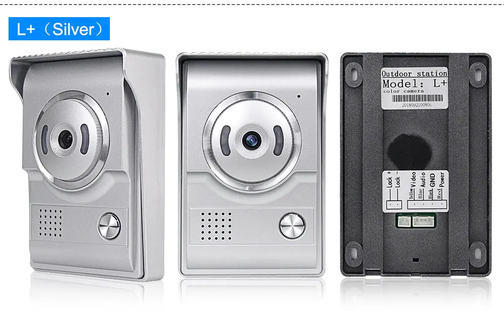 Home Wired Video Doorbell, Intercom Chamada, Painel