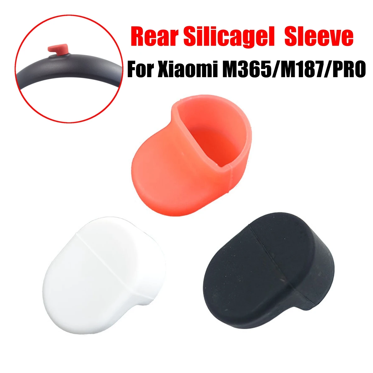

Rear fender rubber plug for XIAOMI M365 electric scooter rear mudguard Guard Hook Rubber Cover