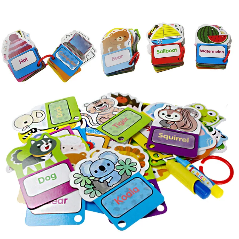 

Cross Border Graffiti Painting Card Mom And Baby Early Education Toy CHILDREN'S Drawing Board Baby Educational Painting Coloring