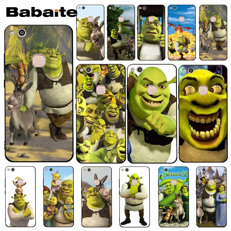 Babaite мультфильм, значок из кинофильма "Шрек" Кун чехол для телефона для Huawei Y5 II Y6 II Y5 Y6 Y7Prime Y9