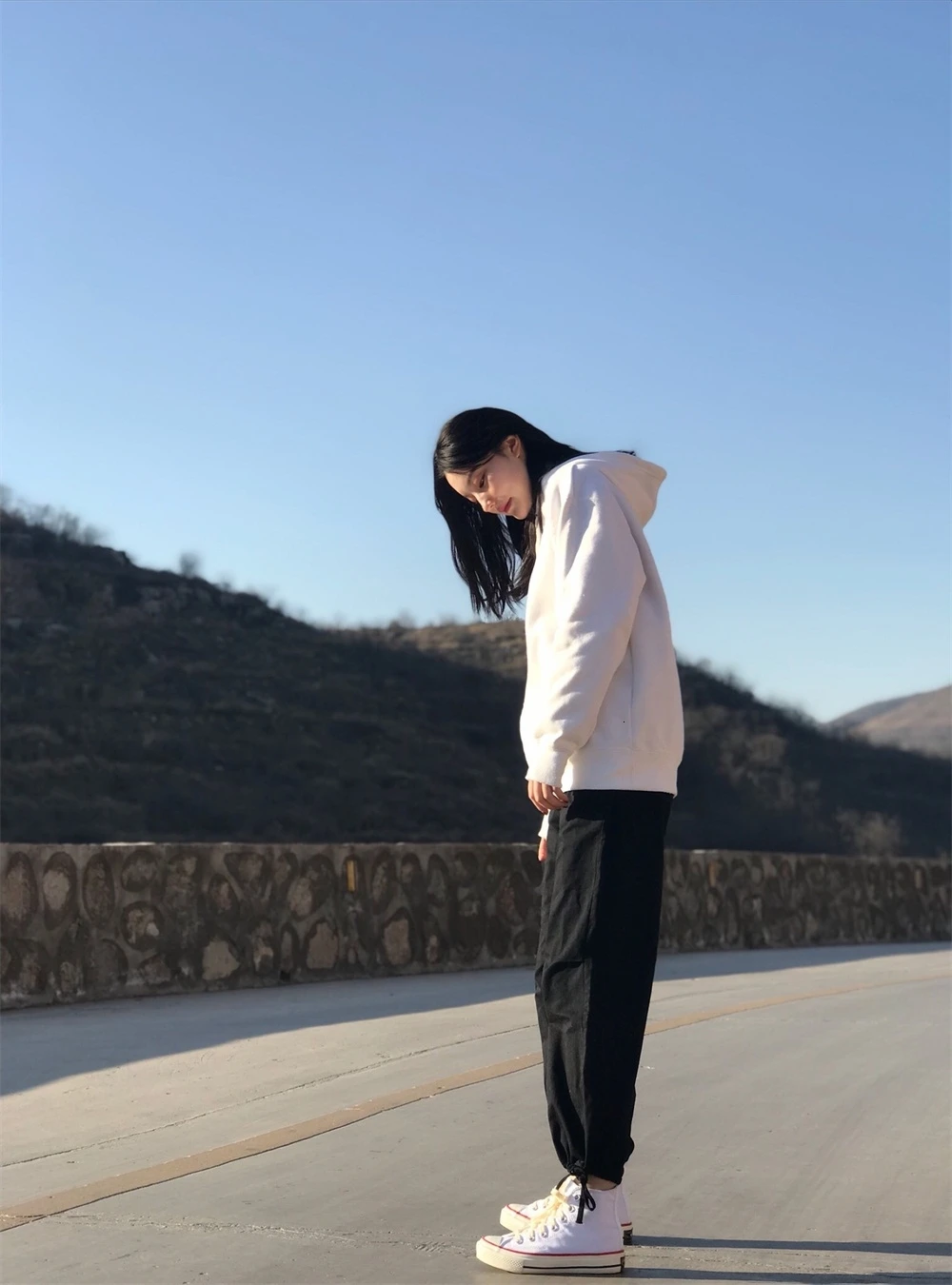 SHENGPALAE, новинка, Модные осенние брюки-карго на завязках, женские свободные повседневные брюки, стильные женские брюки в стиле сафари FV827