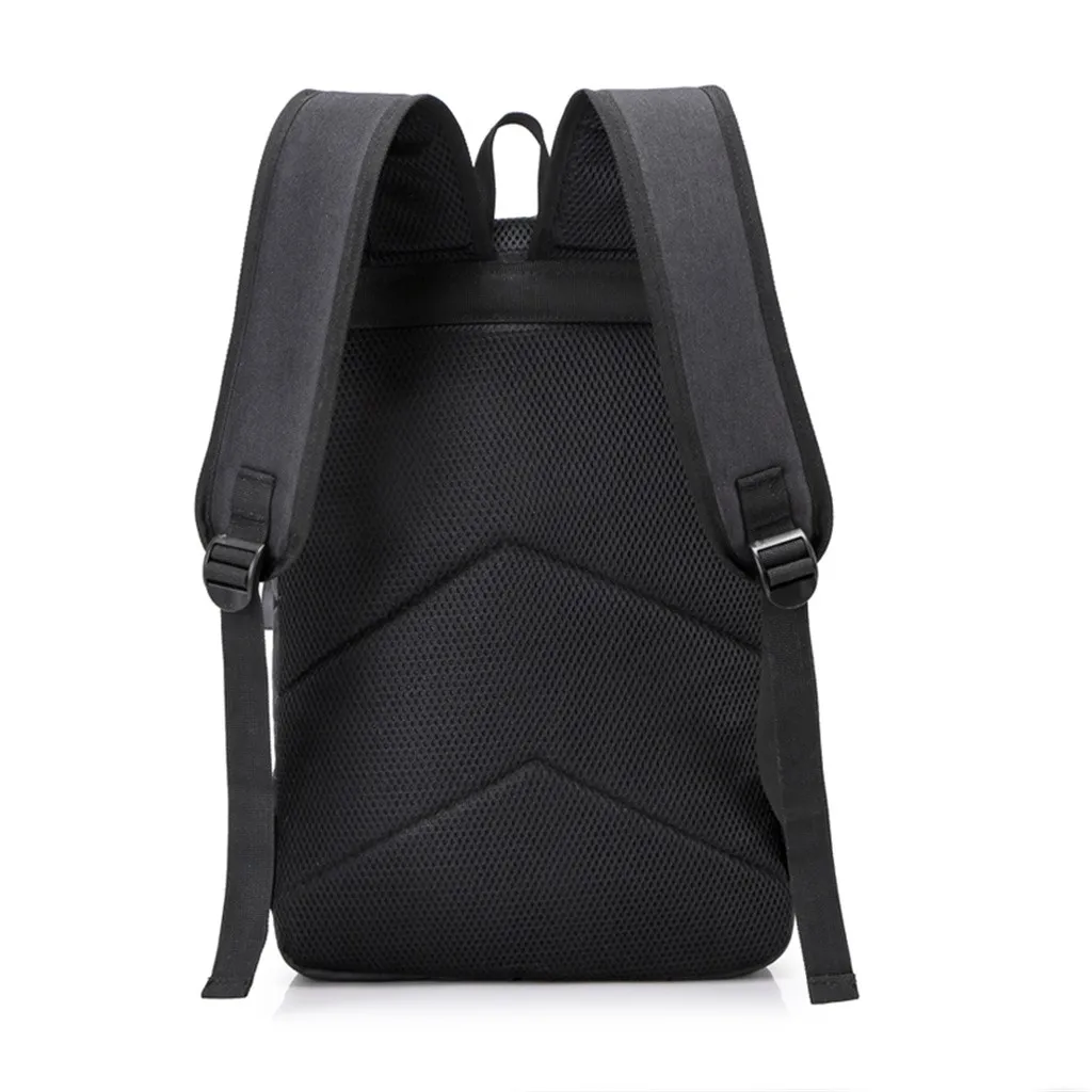 Dropshipping Casual Tops Plus Size Fashion Men Business Laptop Casual Backpack Student Bag Outdoor Travel Backpack With USB