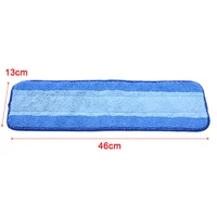 1/2/4 Pcs Microfiber Moping Cloth Replacement Heads for Bona Floor Care System Wet/Dry Flat Mop Cloth Cleaning Tools Mop 2
