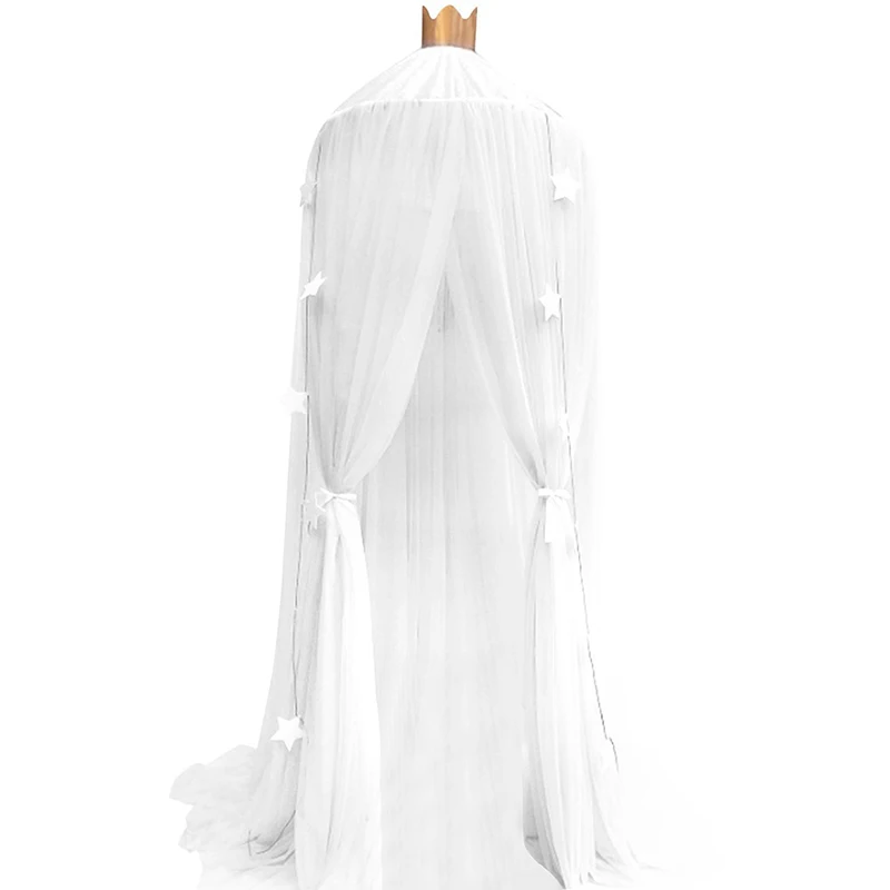 D Hanging Mosquito Net Newborn Tent Canopy Children Bedding Round Mosquito Net For Baby Room Decor - Цвет: D