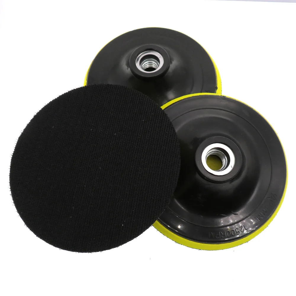 

5 Inch Rotary Backup Sanding Pad Sanding Disc M14 Thread Come with Drill Adapter for Grinding & Polishing (Pack of 3)
