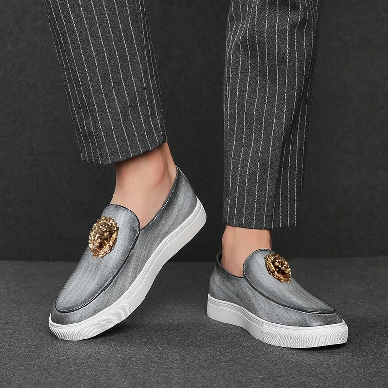 New men's casual shoes fall driving moccasins comfortable party fashion shoes Zapatos Hombre a1