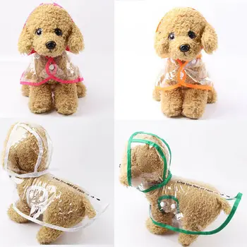

New Fashion Pet Dog Cat Transparent Rain Coat PVC Waterproof Outdoor Rain Coat Raincoat Jacket Puppy Clothes for Dog Pet XS-2XL