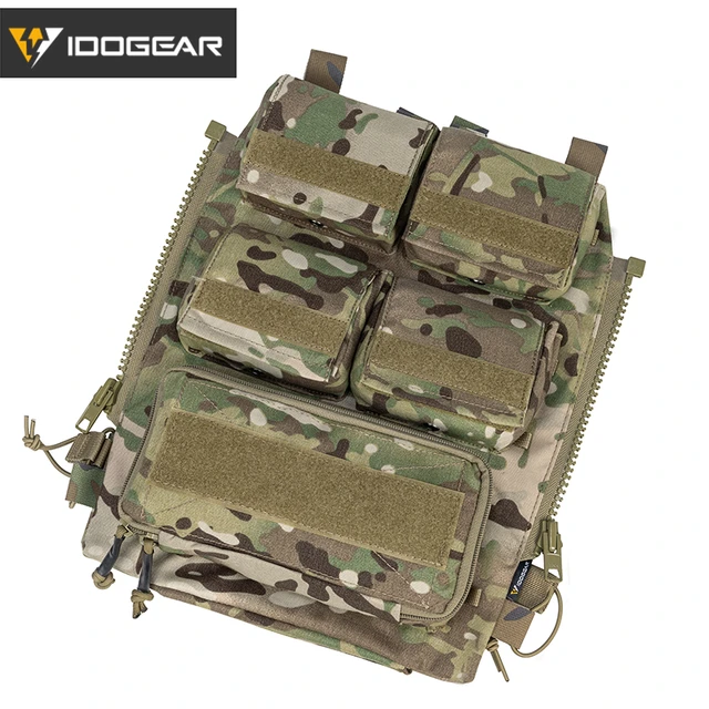 IDOGEAR Tactical DOPE Storage Inner Pouch Tactical Plate Carrier Kangaroo  Insert Pocket Hook&Loop Hunting Airsoft Accessories - AliExpress