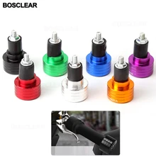 Для suzuki kawasaki Yamaha Honda MTB 7/8 ''22 мм руль Грипсы Мотоцикл Байк руль для мотоцикла Торцевая крышка весовая вилка слайдера