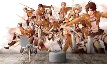 

[Self-Adhesive] 3D Attack On Titan 902338 Japan Anime Wall Paper mural Wall Print Decal Wall Murals
